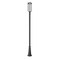 Z-Lite Leland Outdoor Post Mounted Fixture, 1-Light, 10 In.W x 117.75 In.H, Sand Black/Sand Blast 5005PHB-5011P-BK-LED - alternate 1